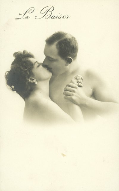 Küssendes Paar von French Photographer