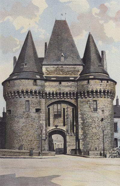 La Ferte-Bernard, Stadttor, Eingangsseite (Rathaus) von French Photographer
