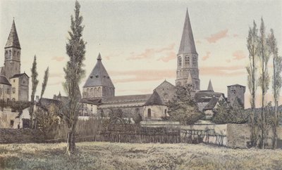 Le Dorat, Kirche, Gesamtansicht Süden von French Photographer