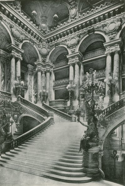 Große Treppe in der Oper von French Photographer