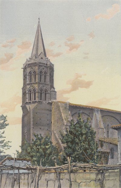 Lisle-sur-Tarn, Kirche, Glockenturm, Ostseite von French Photographer