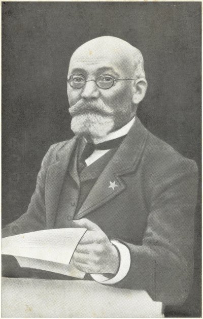 Ludwik Lejzer Zamenhof, polnischer Erfinder von Esperanto von French Photographer