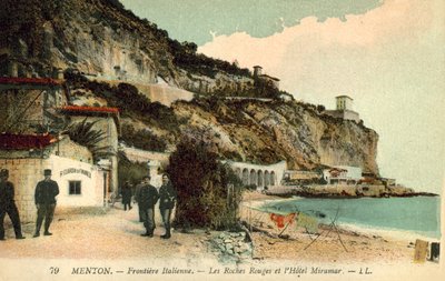 Menton, Italienische Grenze von French Photographer