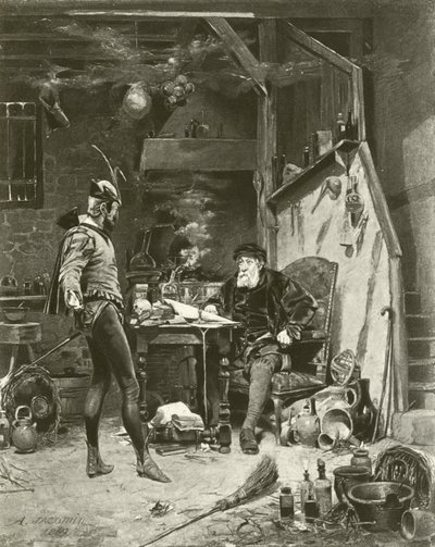 Mephistopheles und Faust von French Photographer