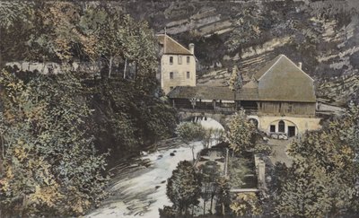 Mühle an der Quelle der Loue von French Photographer