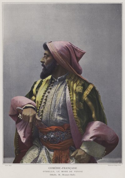 Mounet-Sully in der Titelrolle in Othello von French Photographer