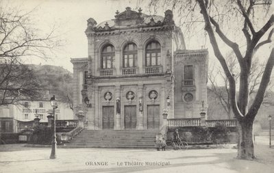 Städtisches Theater, Orange, Frankreich von French Photographer