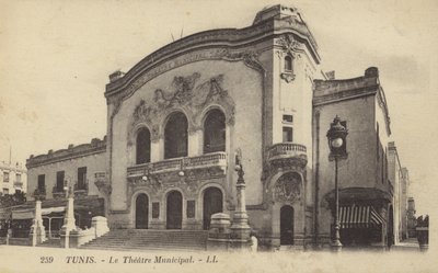 Städtisches Theater, Tunis, Tunesien von French Photographer