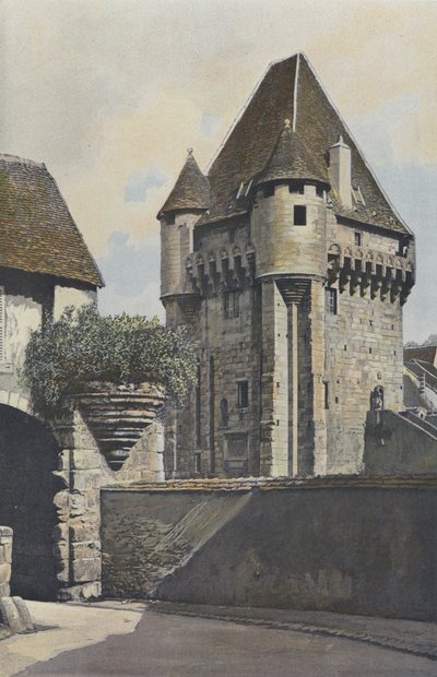 Nevers, Porte du Croux, Südwestansicht von French Photographer