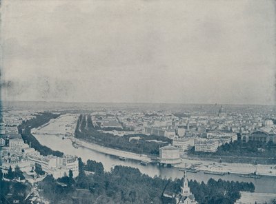 Panorama von Paris, vom Trocadero aus von French Photographer