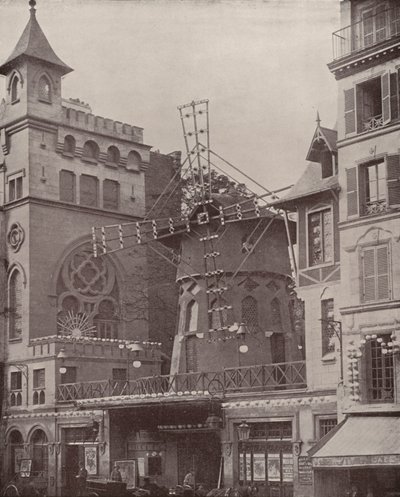 Paris: Außenansicht des Moulin Rouge von French Photographer