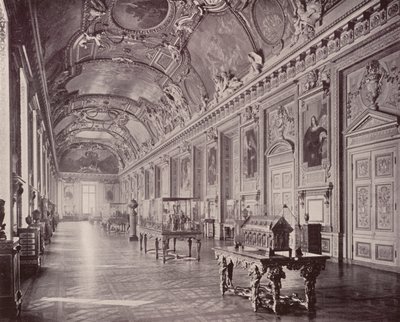 Paris: Galerie des Apollo, Louvre-Museum, Blick nach Süden von French Photographer