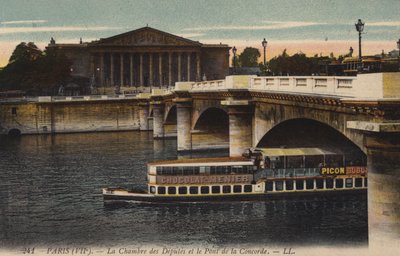 Paris, Chambre des Députés und Pont de la Concorde von French Photographer