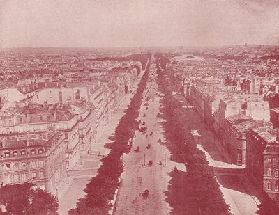 Paris: Perspektive der Champs Elysees von French Photographer