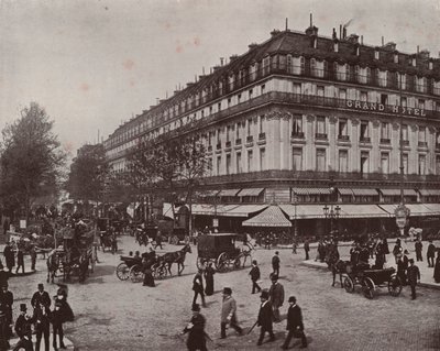 Paris: Das Grand Hotel und Café de la Paix von French Photographer