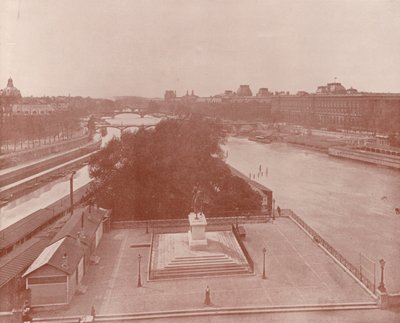Paris: Blick nach Westen von der Pont Neuf von French Photographer