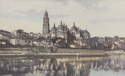 Perigueux, Kathedrale Saint-Front, Ansicht vom linken Ufer der Isle von French Photographer