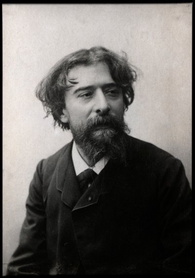 Porträt von Alphonse Daudet (1840-1897), französischer Romanautor von French Photographer