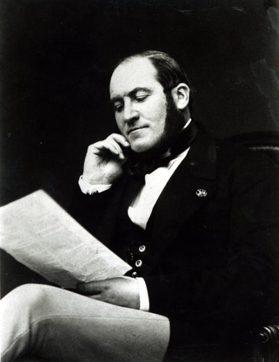 Porträt von Baron Georges Eugene Haussmann (1809-91), 19. Jahrhundert von French Photographer
