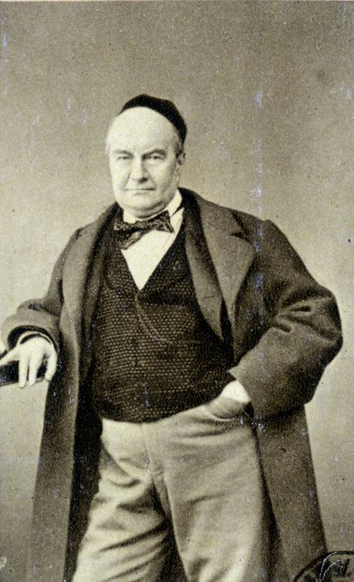 Porträt von Charles Augustin Sainte Beuve (1804 - 1869) von French Photographer