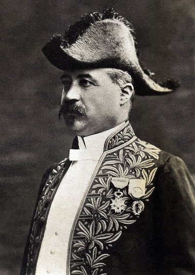 Porträt von Emile Faguet (1847-1916), Literaturkritiker, Literaturhistoriker und französischer Essayist von French Photographer