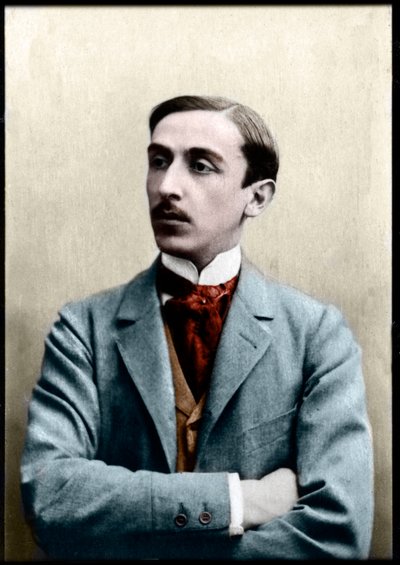 Porträt von Maurice Barrès (1862-1923), französischer Romanautor, Journalist und sozialistischer Politiker von French Photographer
