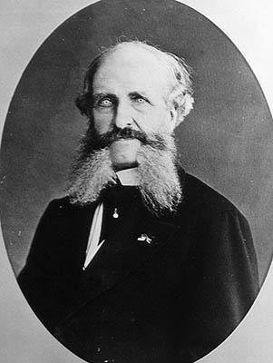 Porträt von Noël Guéneau de Mussy, ca. 1870 von French Photographer
