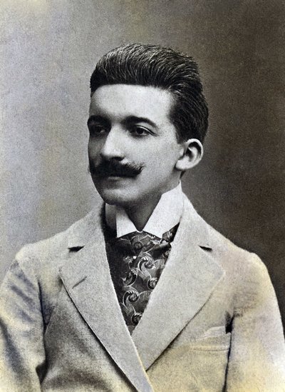 Porträt von Pierre Louis dit Louys (1870-1925), französischer Schriftsteller. von French Photographer