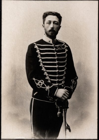 Porträt von Prinz Eugen von Schweden (1865-1947) von French Photographer