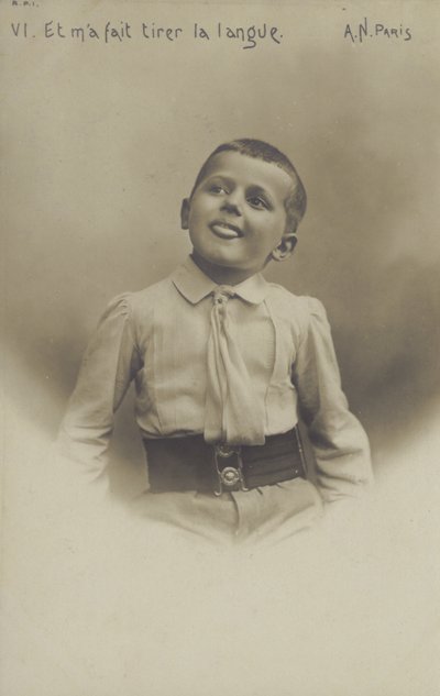 Porträt eines kleinen Jungen von French Photographer