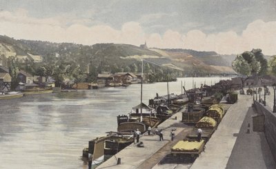 Rouen, La côte de Blosseville-Bonsecours (vor der Errichtung des Denkmals von Jeanne d