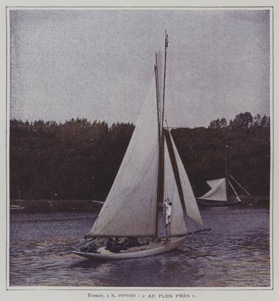 Segelboot auf der Seine von French Photographer