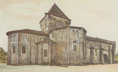 Saint-Maurice, Kirche, Gesamtansicht N von French Photographer