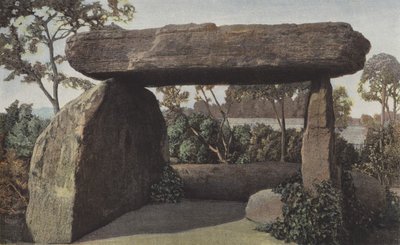Saint-Nazaire, Dolmen umgeben von einem Platz von French Photographer