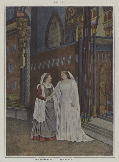 Szene aus einer Aufführung von Le Cid, von Pierre Corneille von French Photographer