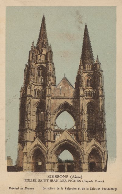 Soissons, Kirche Saint Jean des Vignes von French Photographer