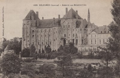 Solesmes, Sarte, Benediktinerabtei von French Photographer
