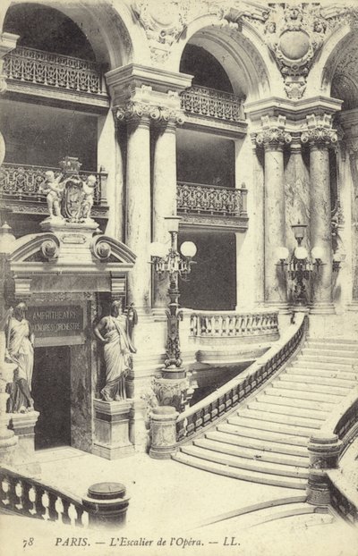 Treppe der Oper, Paris von French Photographer