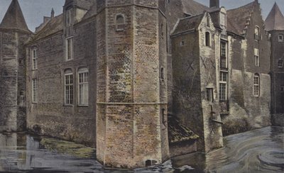 Steene, Schloss, Seite der Gräben von French Photographer