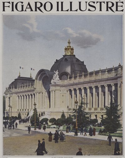 Das Petit Palais von den Champs-Elysees, Weltausstellung 1900, Paris von French Photographer