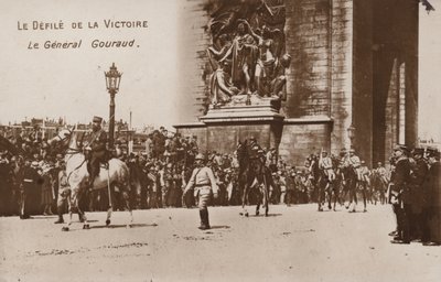 Die Siegesparade, General Gouraud von French Photographer