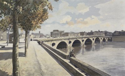 Toulouse, Pont-Neuf, Blick flussaufwärts vom linken Ufer der Garonne von French Photographer