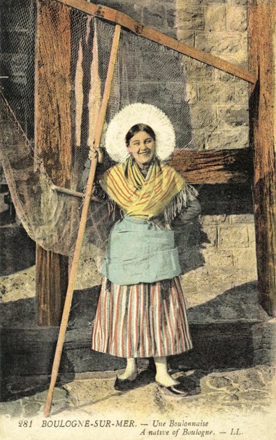 Traditionelle Kleidung von Boulogne von French Photographer