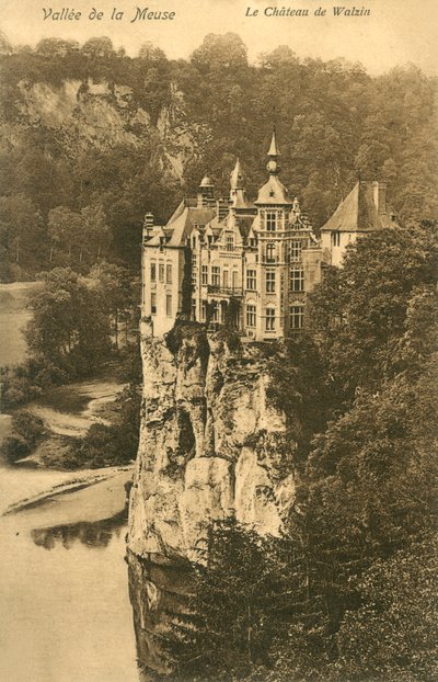Tal der Maas, Schloss Walzin von French Photographer