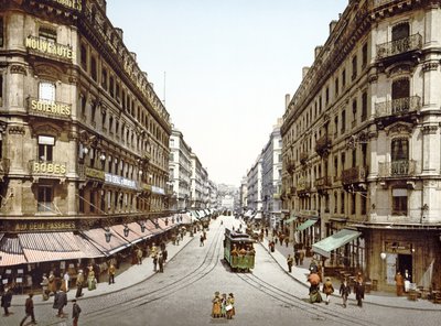 Blick die Rue de la République hinunter, Lyon von French Photographer
