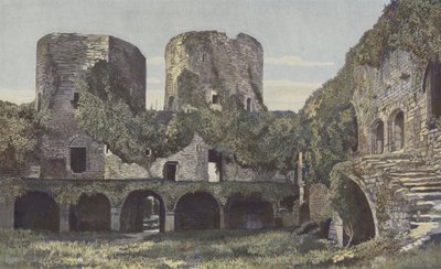 Villandraut, Schloss, Hofseite von French Photographer