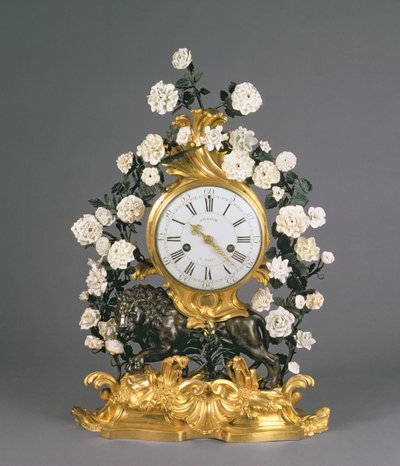 Eine Louis XV Uhr, Vincennes/Mennecy, ca. 1750 von French School