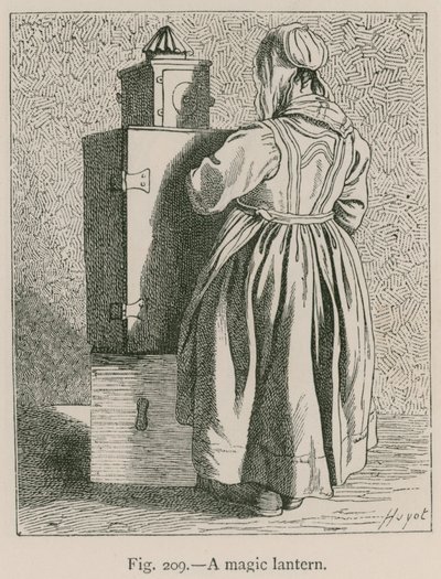 Eine Zauberlaterne von French School