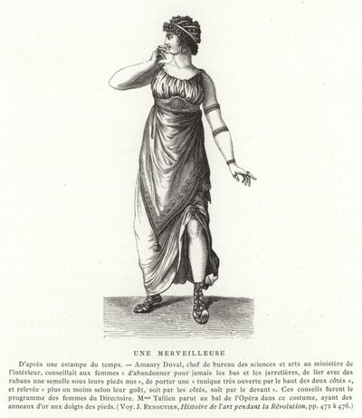 Eine Merveilleuse von French School