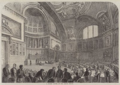 Eine Kürzliche Sitzung des Französischen Senats von French School